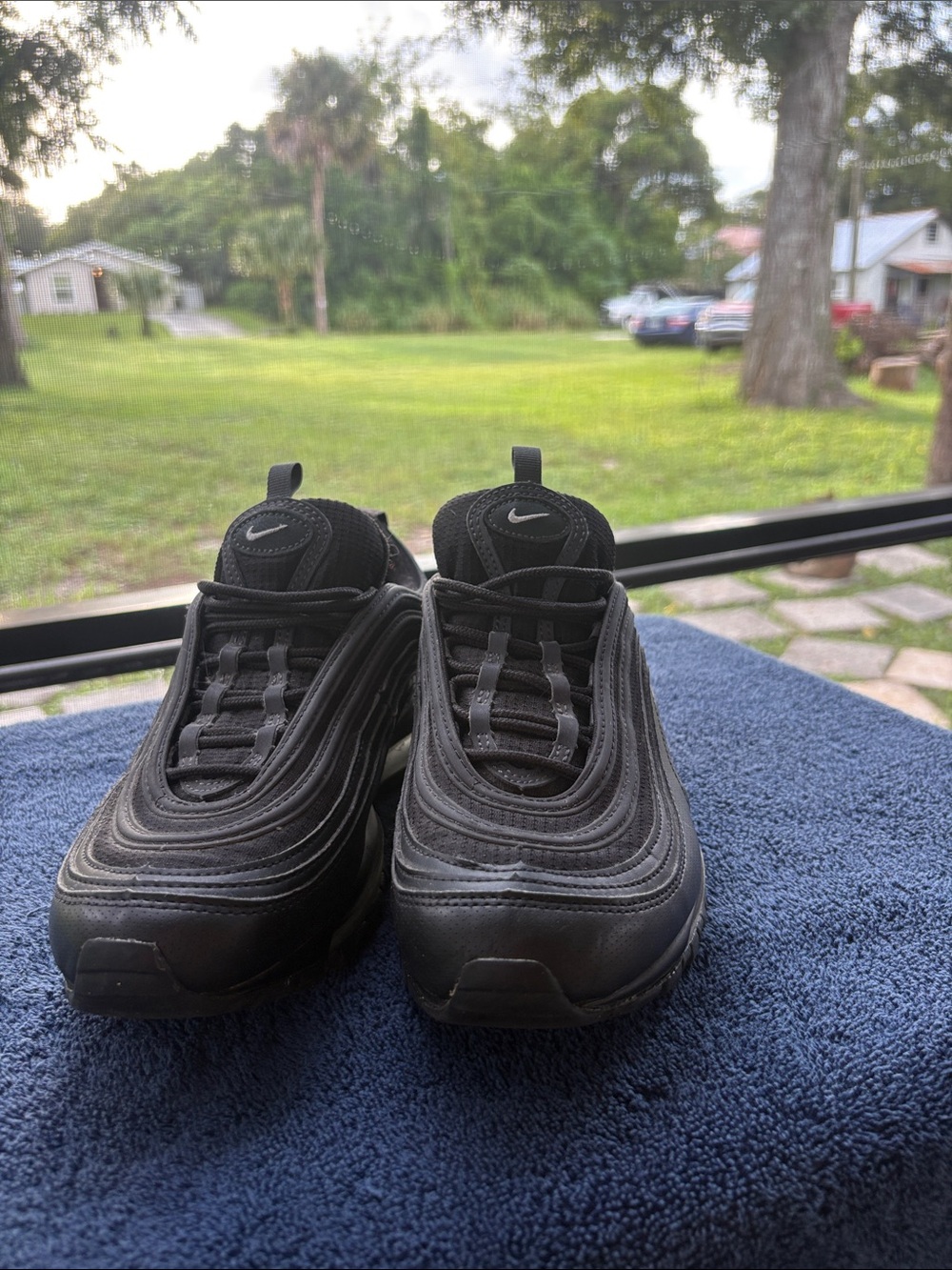 Nike Men’s Air Max 97 Sneaker — Black